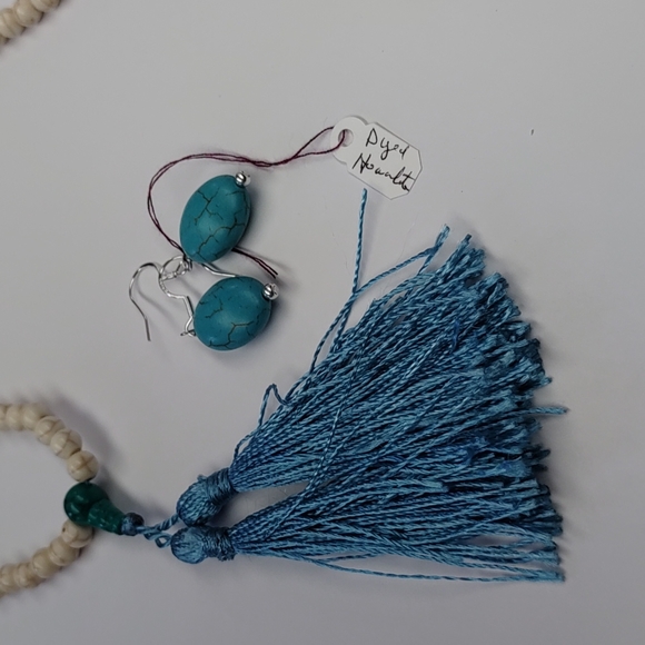 New White Howalite mala set - Picture 3 of 5